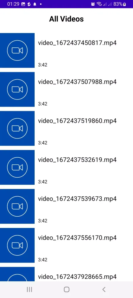 Video Frame Rate Changer (FPS) スクリーンショット
