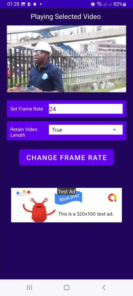 Video Frame Rate Changer (FPS) スクリーンショット