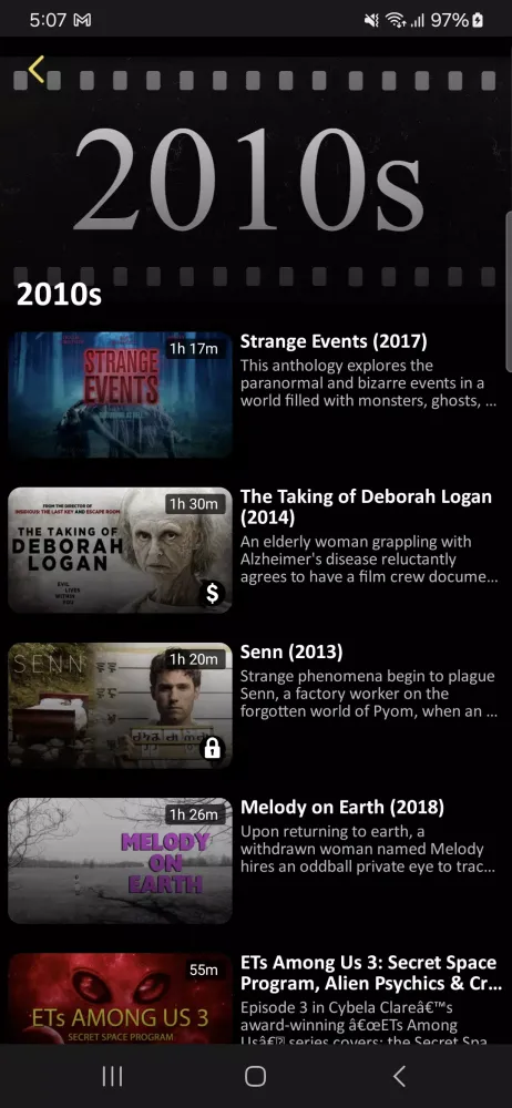 Scifi Movie Channel應用截圖