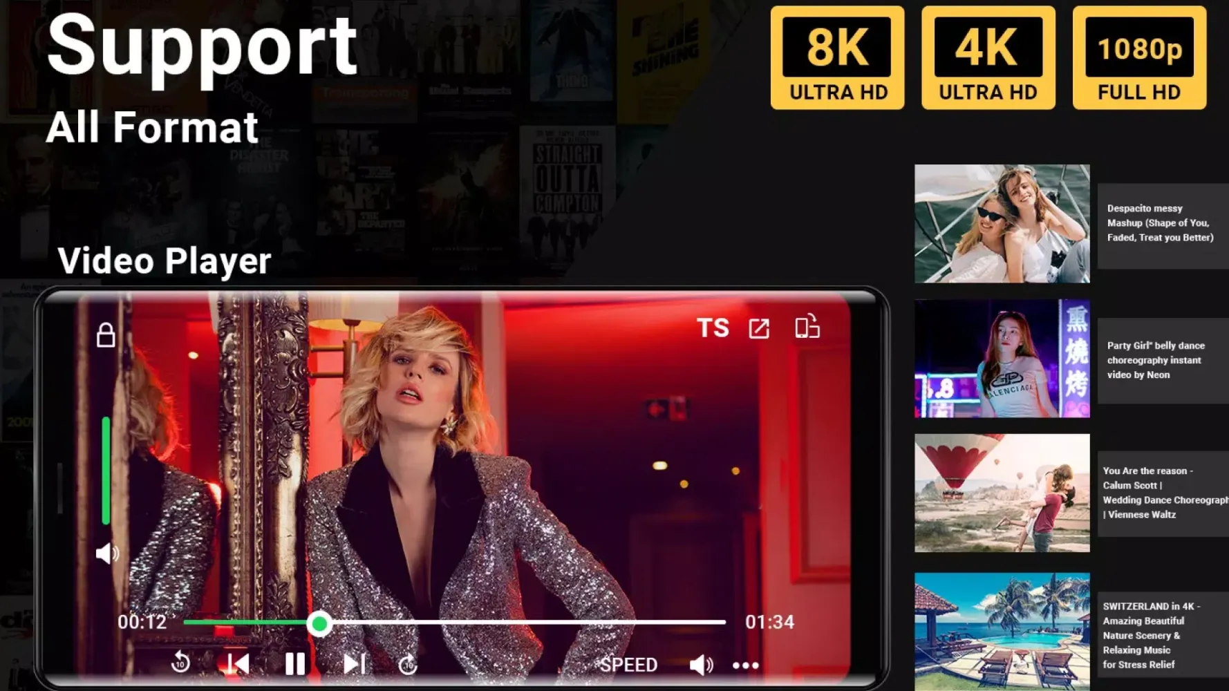 4K Video Player -All Formats Screenshots