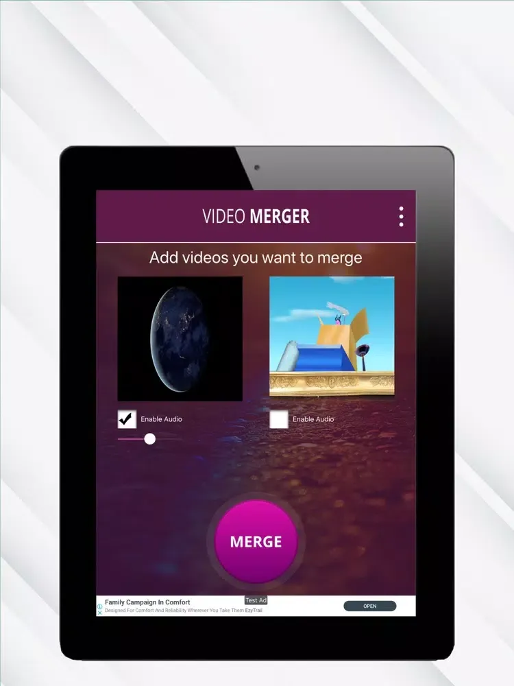 Videos Merger iPad 应用截图