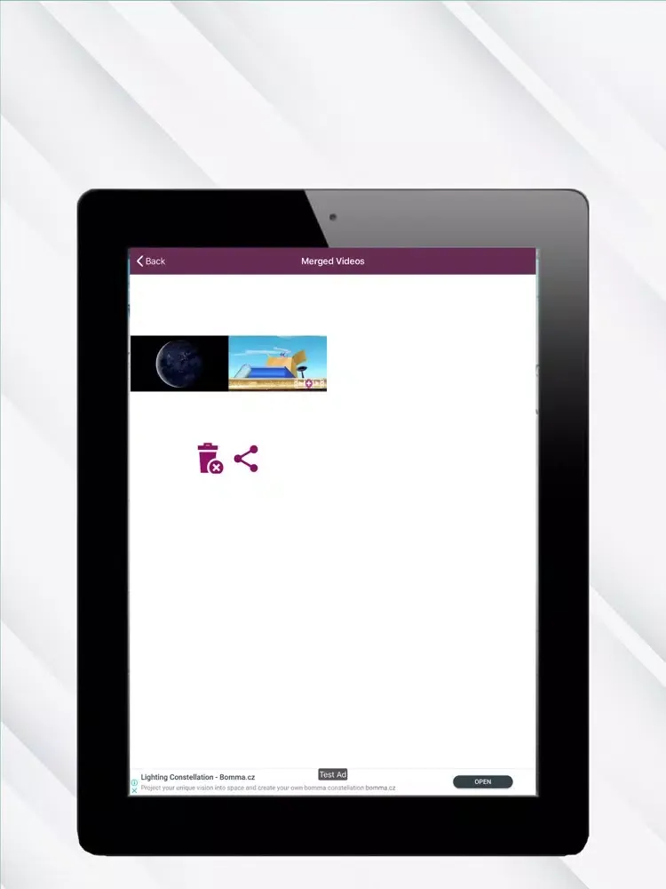 Videos Merger iPad 应用截图