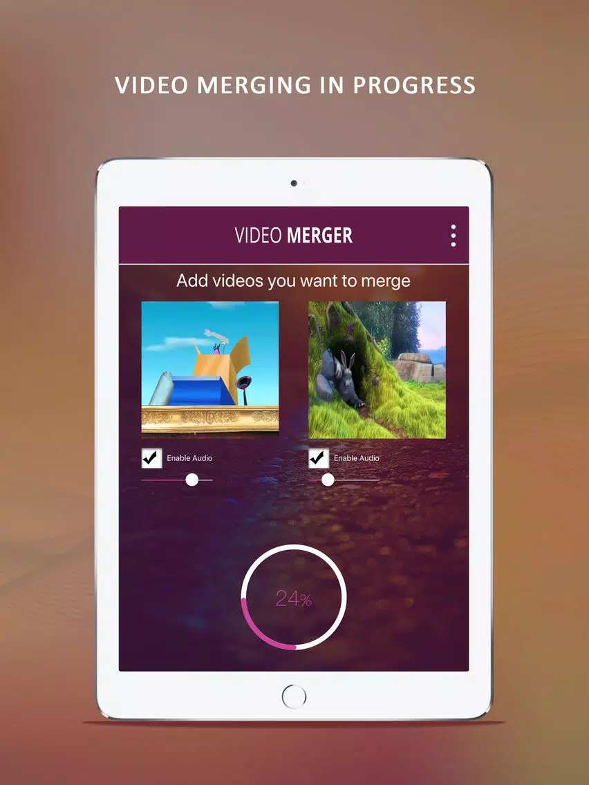 Video Merger - Side By Side iPad 應用截圖