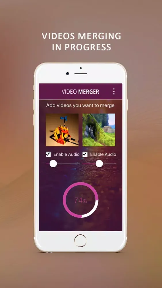 Tangkapan layar Video Merger - Side By Side