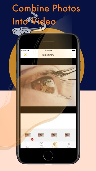Tangkapan skrin Slideshow Maker -