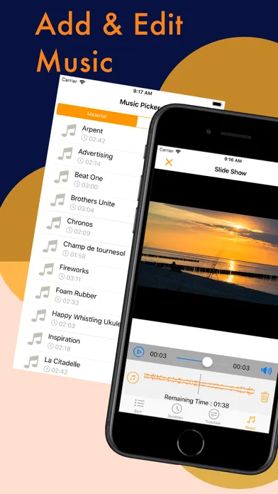 Tangkapan skrin Slideshow Maker -
