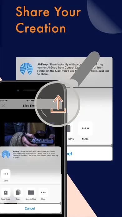 Tangkapan skrin Slideshow Maker -