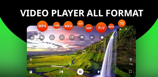 Capturas de tela do video player for android