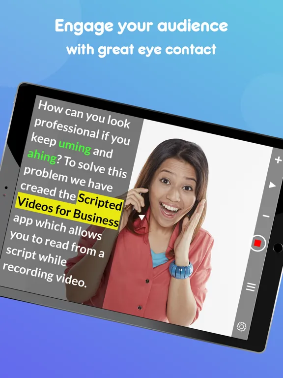 Скриншоты Teleprompter for Business iPad 