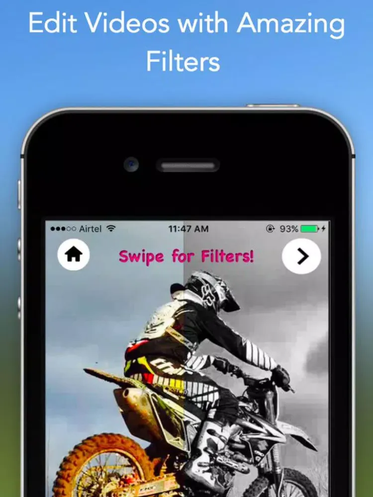 صور Video Effects - Special Effects for Videos, Custom Filters, Control Speed, Add Music and Share iPad 