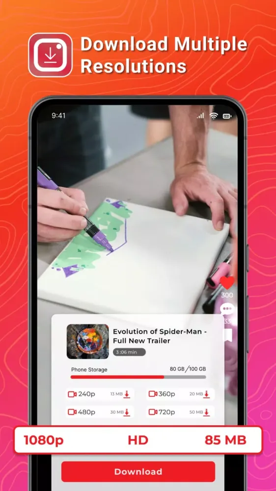 4k video downloader & Player Screenshots