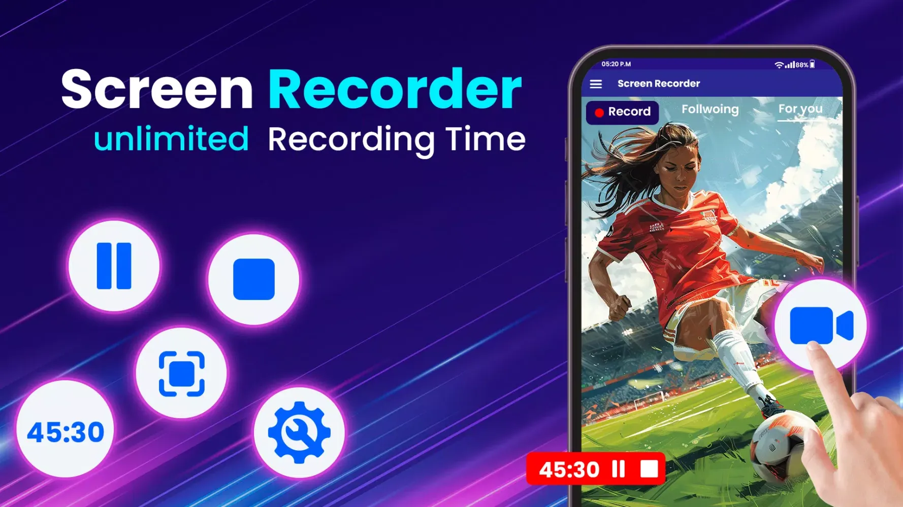 Screen Recorder- Video Record 스크린샷