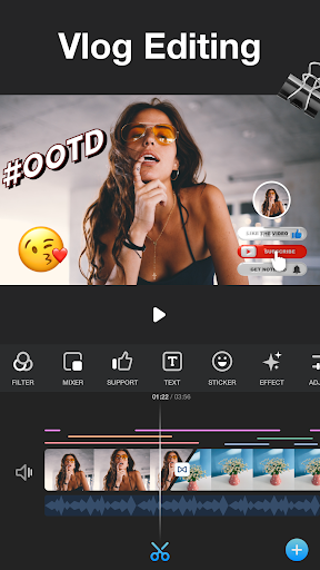 Vlog video editor maker: VlogUApp-Screenshots1