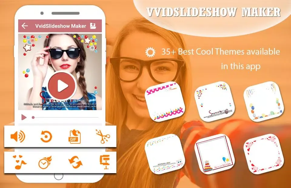 Vvid Slideshow Video Maker スクリーンショット
