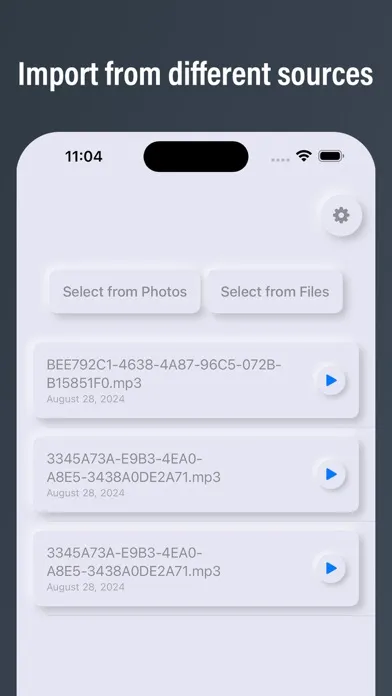 Video Convert Audio سکرین شاٹس