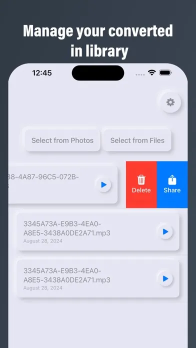 Video Convert Audio سکرین شاٹس
