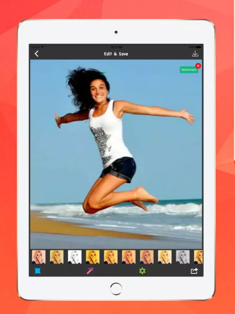 Video2Picture - Video to Photo Converter and Editor that Captures High Quality Pictures from Videos iPad  سکرین شاٹس