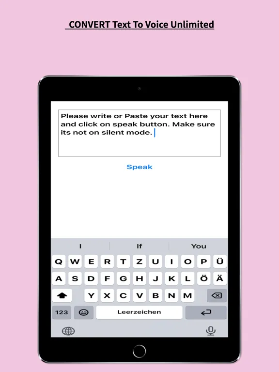Tangkapan layar VideoVoice to text INGOAMPT iPad 