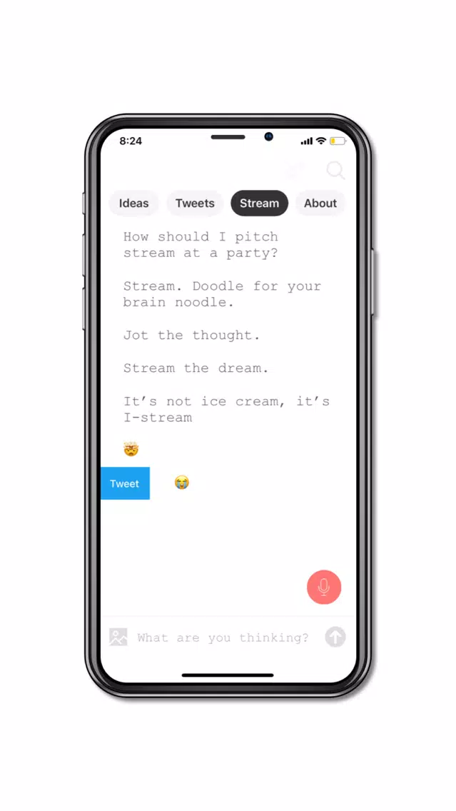 Stream: Document your Thoughts Screenshots