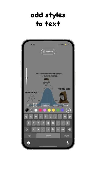 Capturas de pantalla de rememe - a picture playground