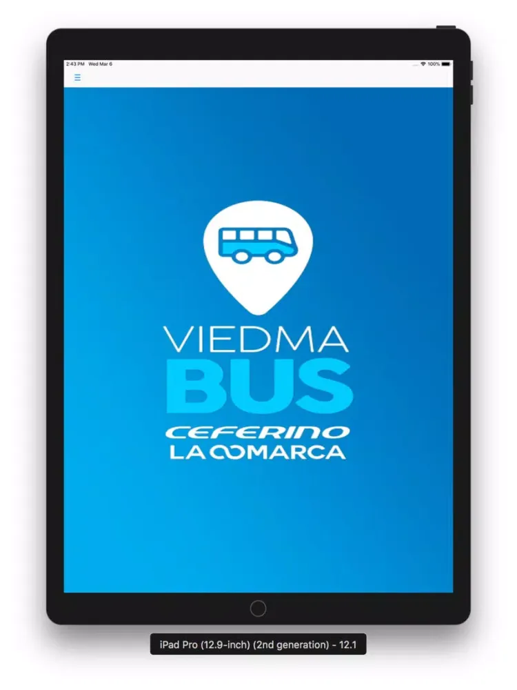 Viedma Bus iPad 应用截图