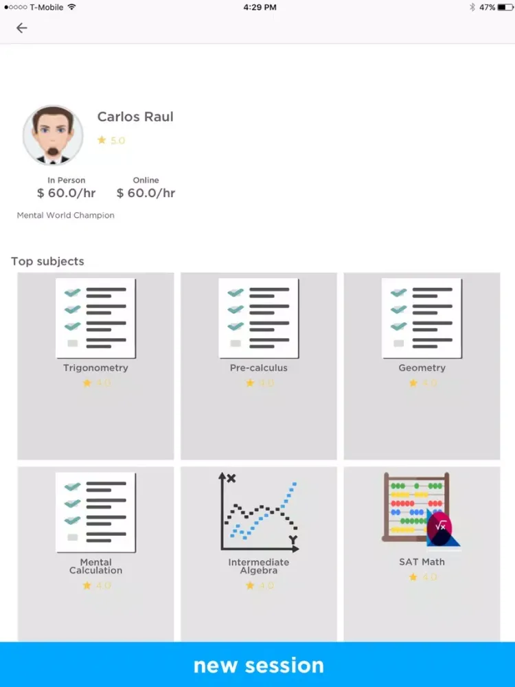 Скриншоты Viera Academy Tutors iPad 
