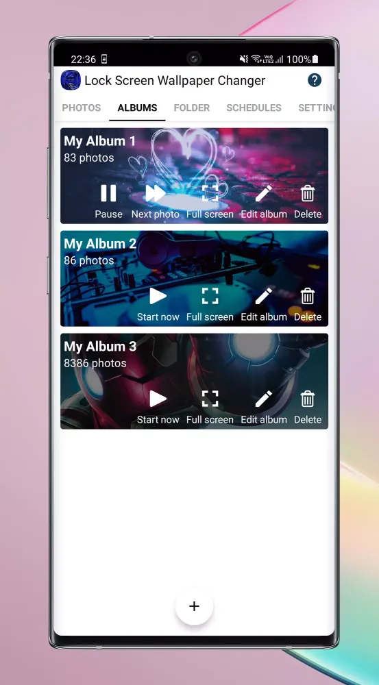 Скриншоты Lock Screen Wallpaper Changer