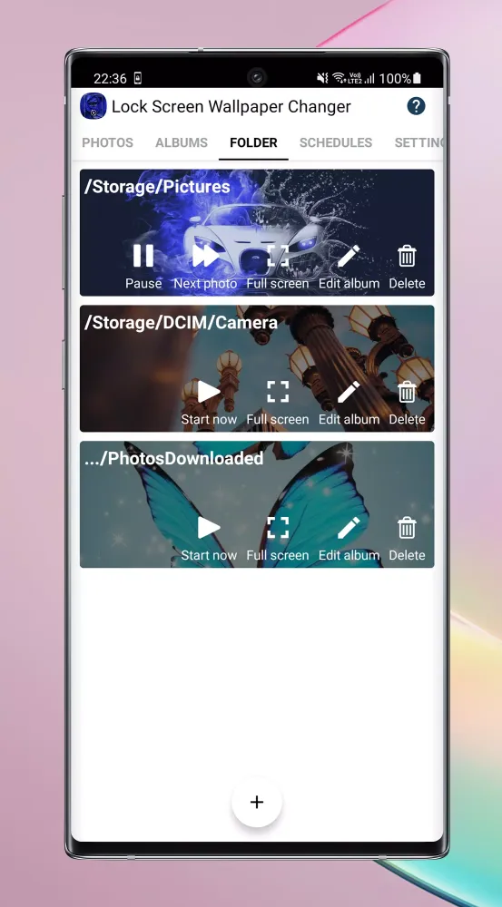 Скриншоты Lock Screen Wallpaper Changer