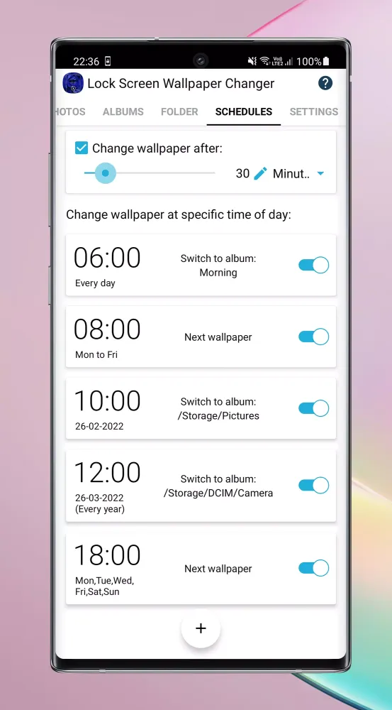 Скриншоты Lock Screen Wallpaper Changer