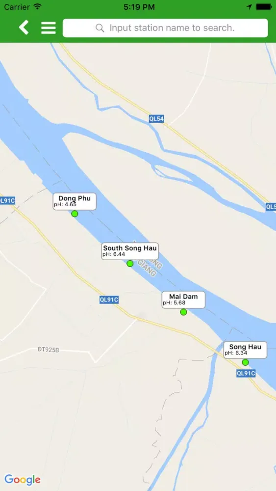 Zrzuty ekranu Hau Giang EMS