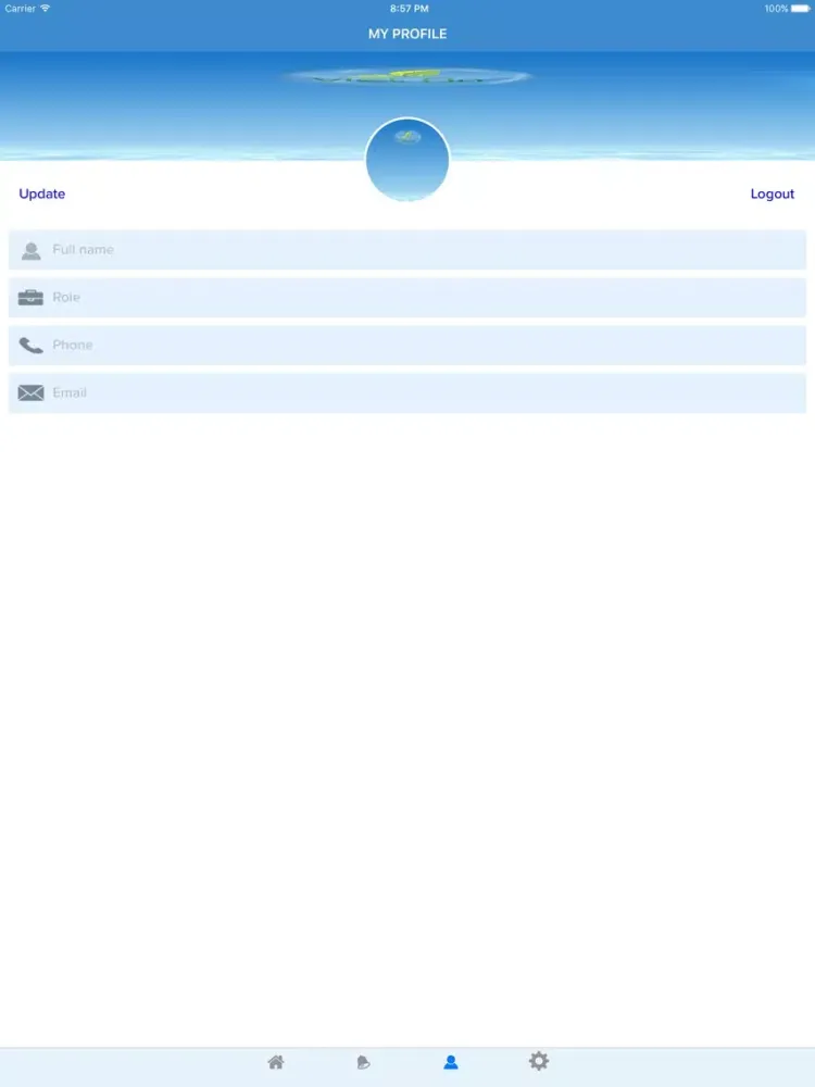 ภาพหน้าจอของ Tuyen Quang EMS iPad 