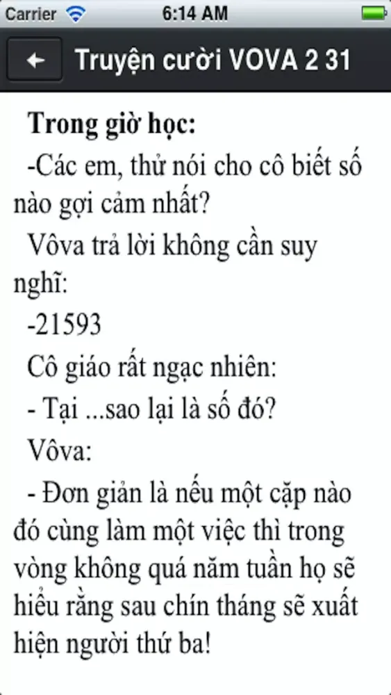 Capturas de tela do Truyen Cuoi: Doc truyen sach chu, tieu thuyet, kiem hiep, tinh cam audio noi