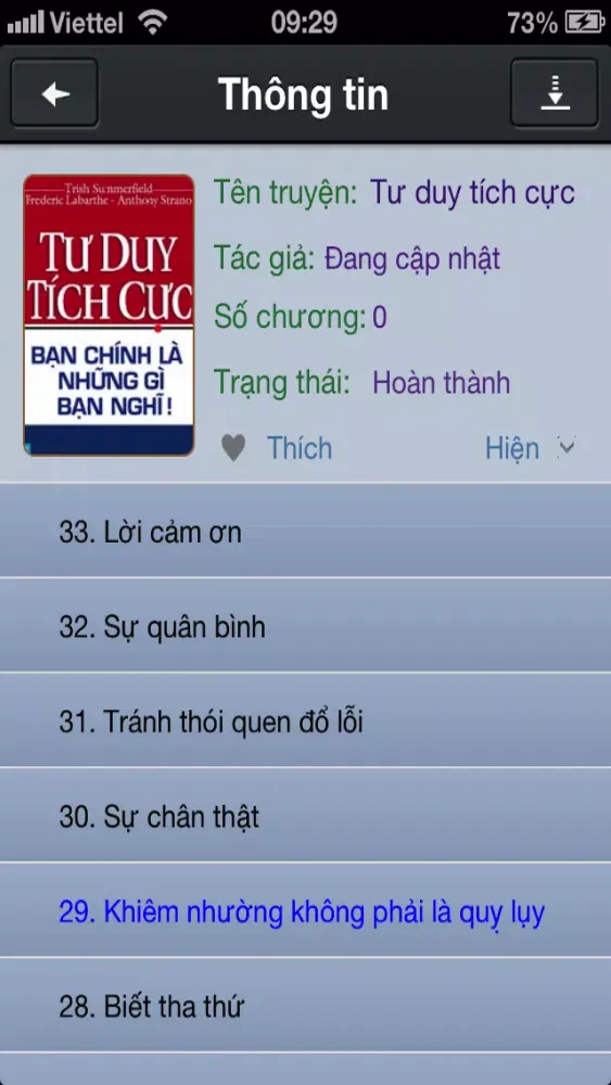 Capturas de tela do Truyen Cuoi: Doc truyen sach chu, tieu thuyet, kiem hiep, tinh cam audio noi