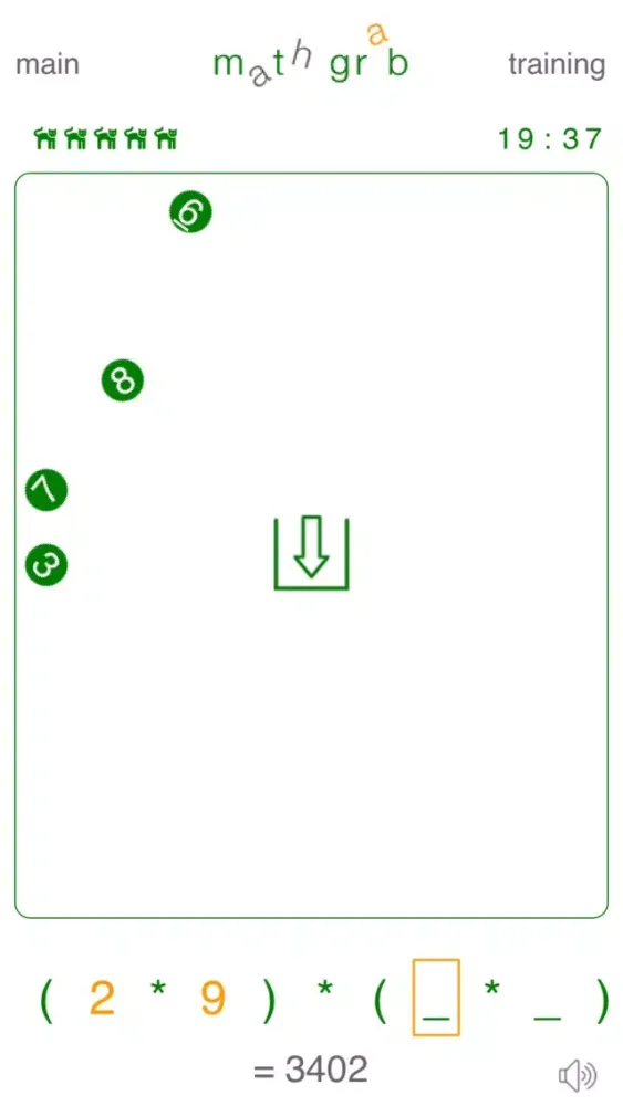 Math Grab Screenshots