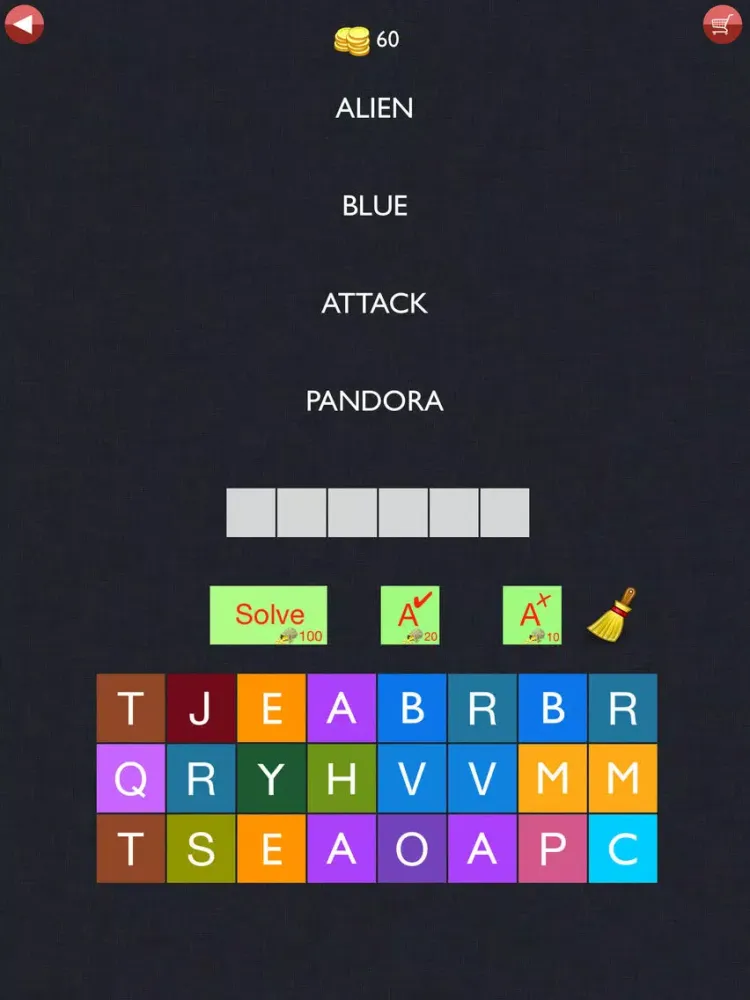 Captures d'écran de 4 Clues - 1 Movie - Guess the Movie Word Quiz iPad 