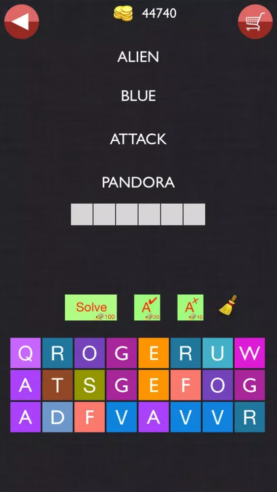 Captures d'écran de 4 Clues - 1 Movie - Guess the Movie Word Quiz