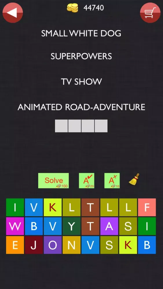 Captures d'écran de 4 Clues - 1 Movie - Guess the Movie Word Quiz