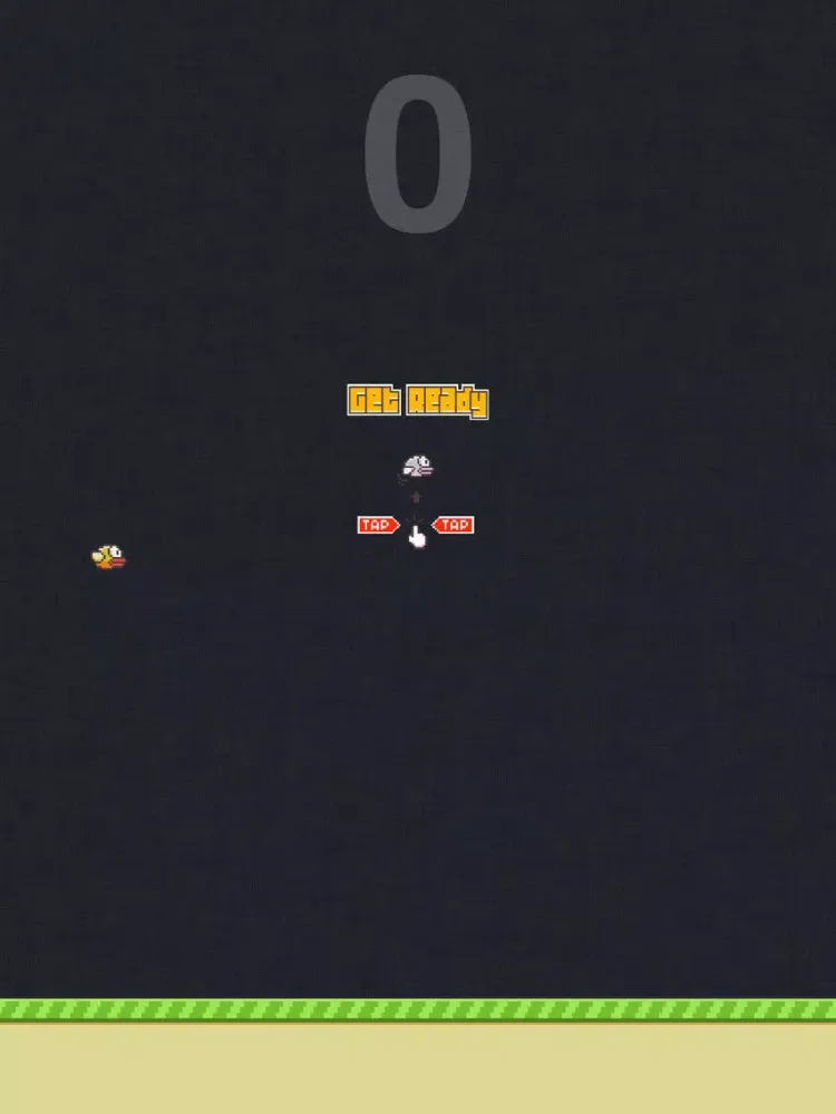 Скриншоты Jumpy Bird - Night Mode Tiny Bird Fly Adventure iPad 