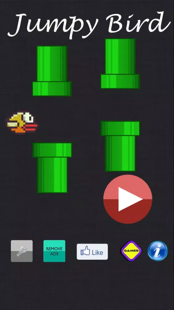 Скриншоты Jumpy Bird - Night Mode Tiny Bird Fly Adventure