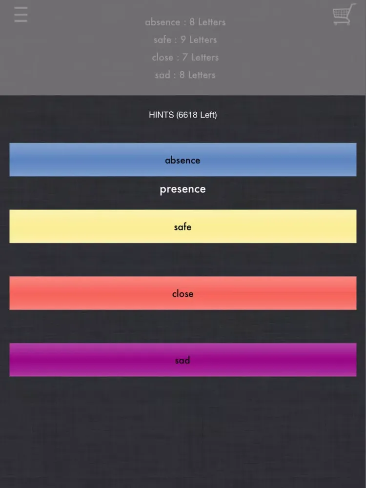Little Words 4 - Fun Antonym Board Game iPad 应用截图