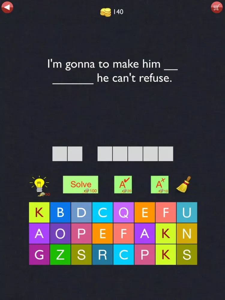 صور Movie Quotes - Guess the Missing Word in Movie Dialogue Quiz iPad 