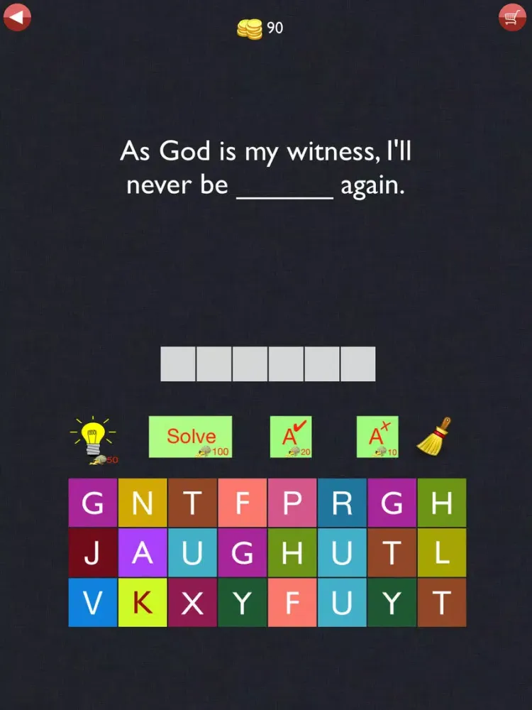 صور Movie Quotes - Guess the Missing Word in Movie Dialogue Quiz iPad 