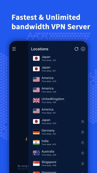 Captures d'écran de Aero VPN-Super Unlimited Proxy