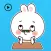 Cute Little Rabbit Sticker