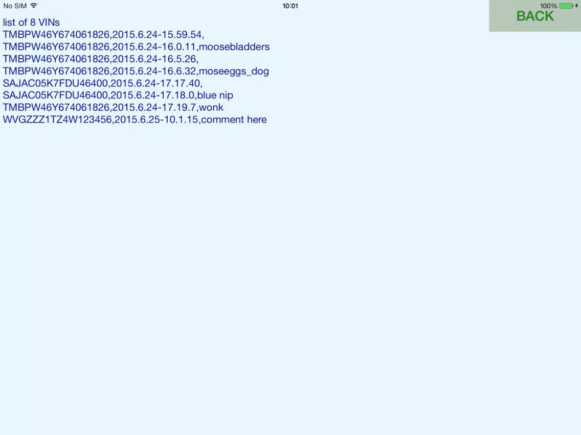 VIN ocr iPad 应用截图