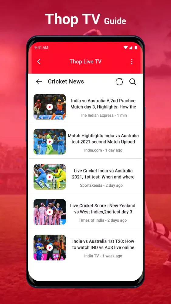 Guide For Top TV : Live Cricket TV Streaming Tips Screenshots