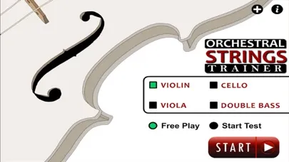 Orchestral Strings Training Tool (Violin, Viola, Cello, Double Bass) スクリーンショット