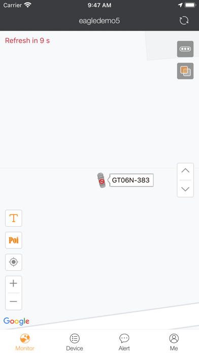 Capturas de pantalla de eTrack GPS
