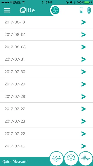 QLife Smart Band应用截图