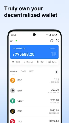 TokenPocket Wallet Crypto DeFi Screenshots